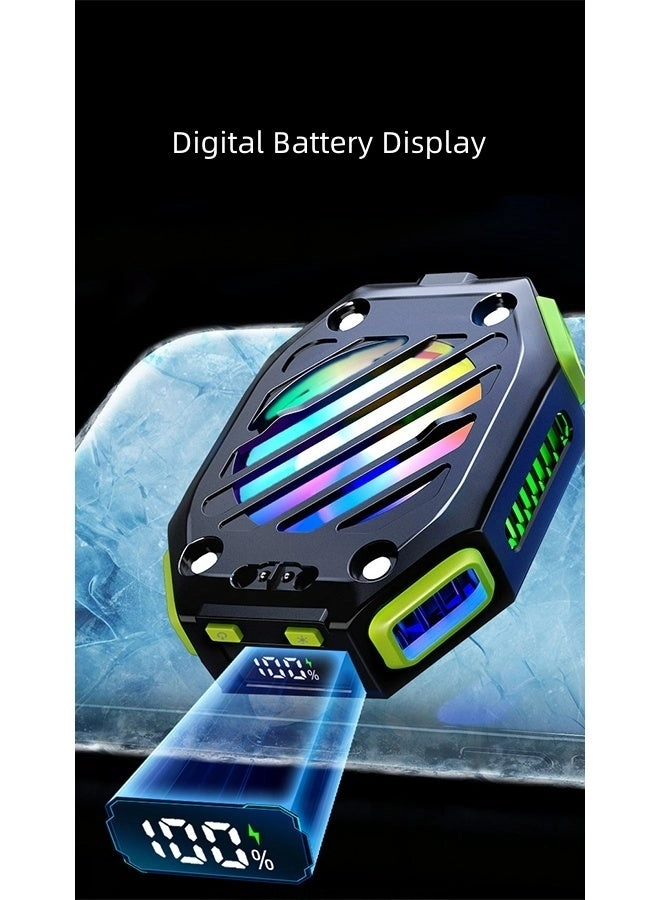 Magnetic Phone Cooler - 7-Level 1800mAh RGB
