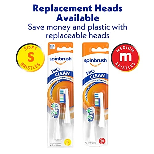 Spinbrush PRO CLEAN - Battery Powered Soft Bristles