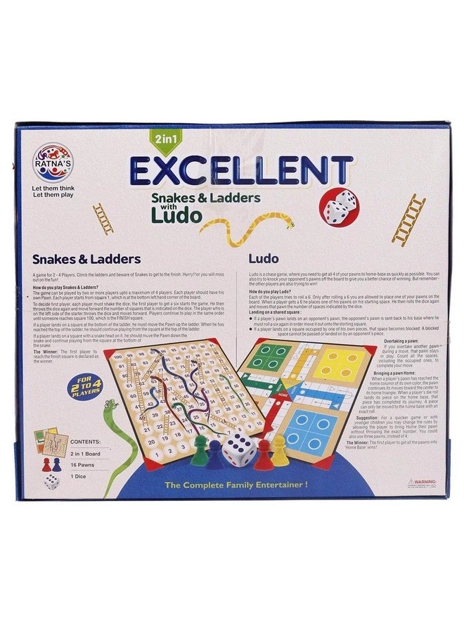 Ludo Snakes and LADDERS - Table TOP with Stand