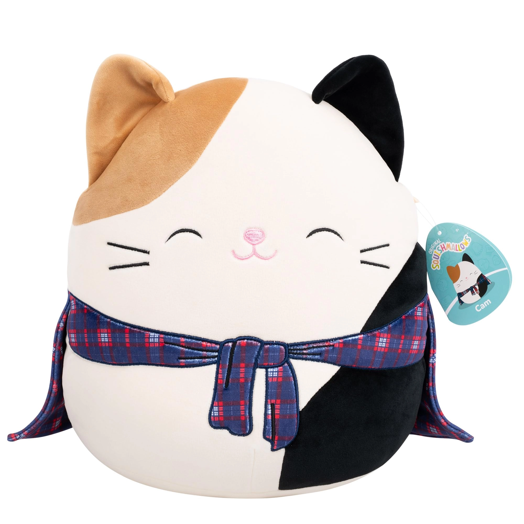 Jazwares Cam the Calico Cat SQCR08597 30 cm Plush