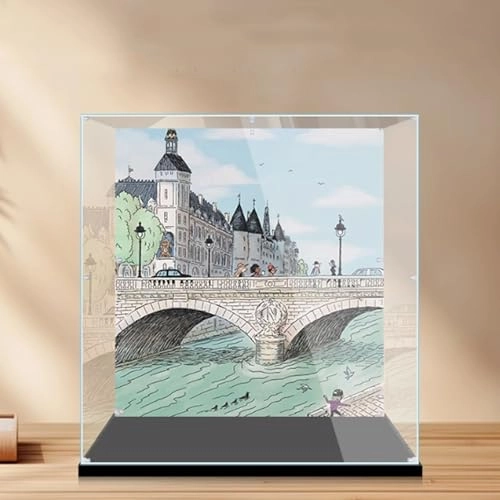 Acrylic Display Box for LEGO 10350 English Corner Building Model