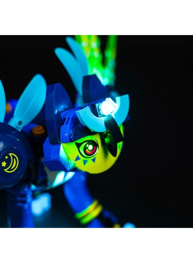 LED Light Kit - Compatible with LEGO Zoey and Zian The Cat Owl 71476 DREAMZzz Lights Only, No Models