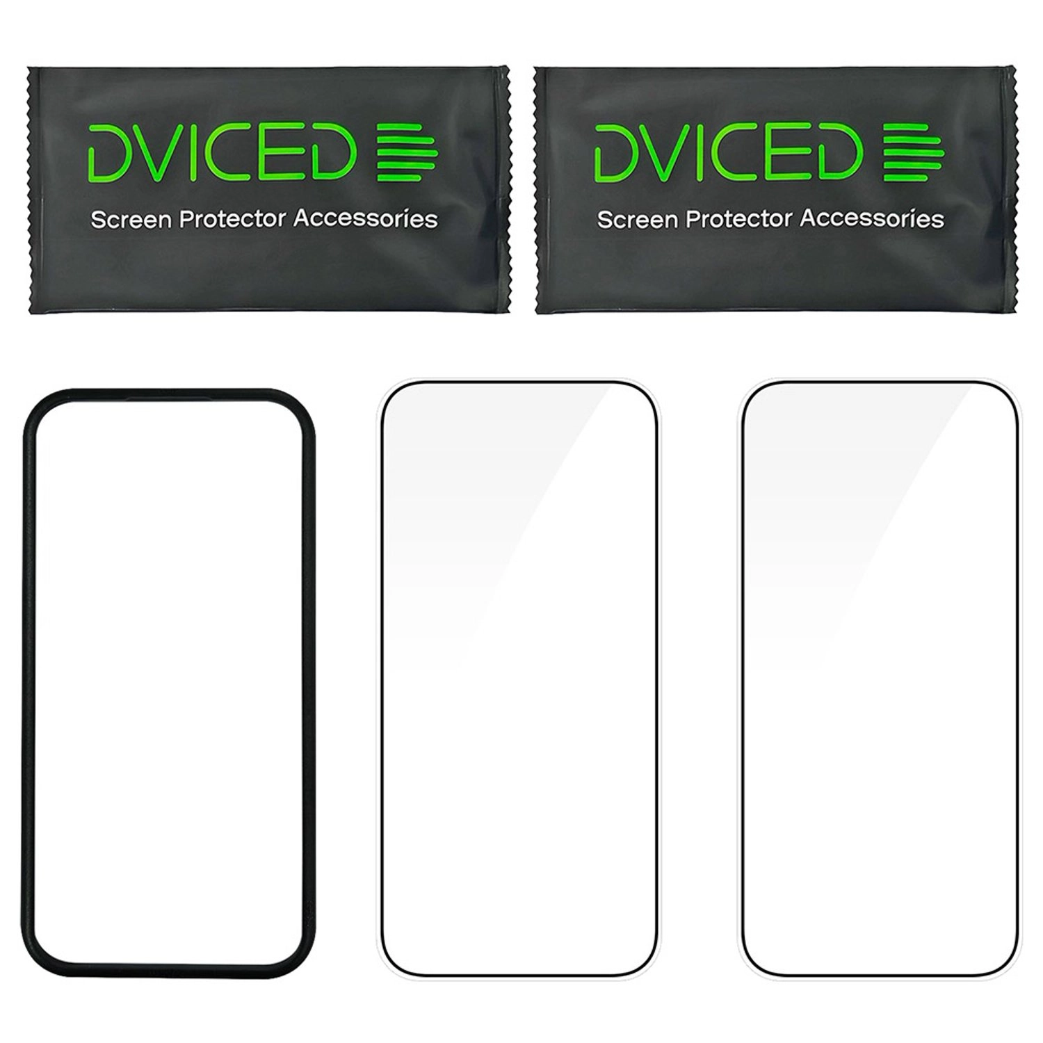 Clear Tempered Glass Screen Protector for iPhone 16 Pro Max (2-Pack)