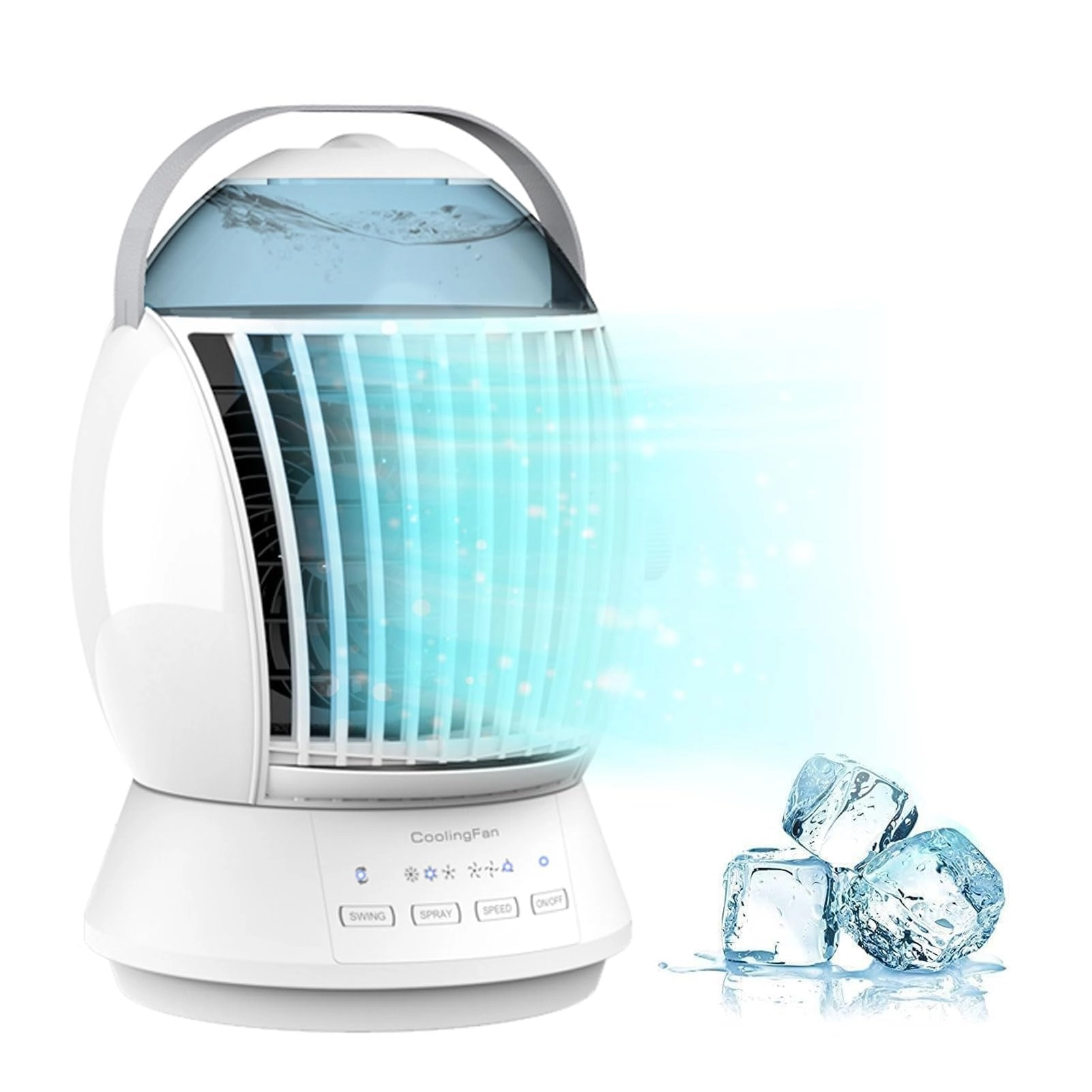 Portable Air Conditioner - 700ml 7-color LED 2H/4H Timer