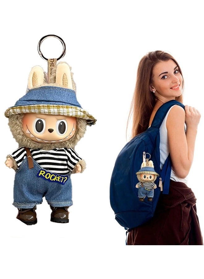 Labubu The Monsters Toffee Plush Pendant - Tasty Macarons + Doll Clothes