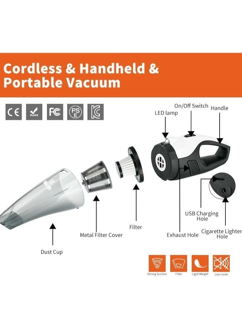 Handheld Vacuum Cleaner - 6000mAh