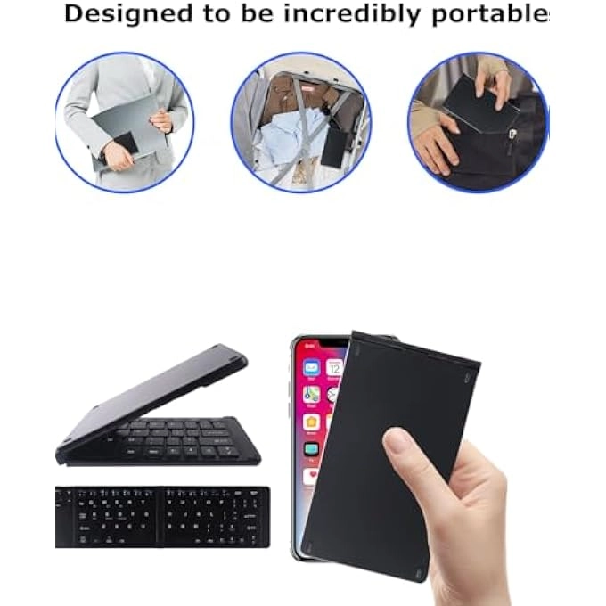Foldable Bluetooth Keyboard - EN Wireless