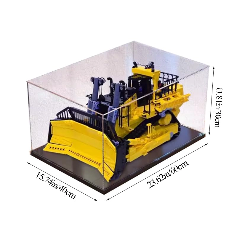 Technic Display Case (42131) - Clear Acrylic Black Bottom+top Light
