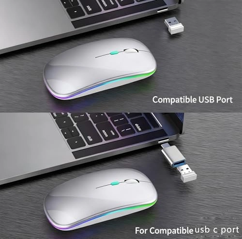 Vertical Ergonomic Optical Mouse - Bluetooth Wi-Fi
