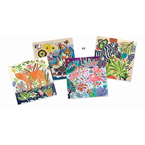 Glitter Boards - 4 peel away tool and brush