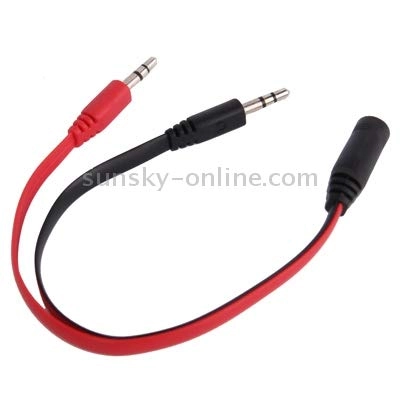 Noodle Style 3.5mm-Mini-Jack Microphone Earphone Cable