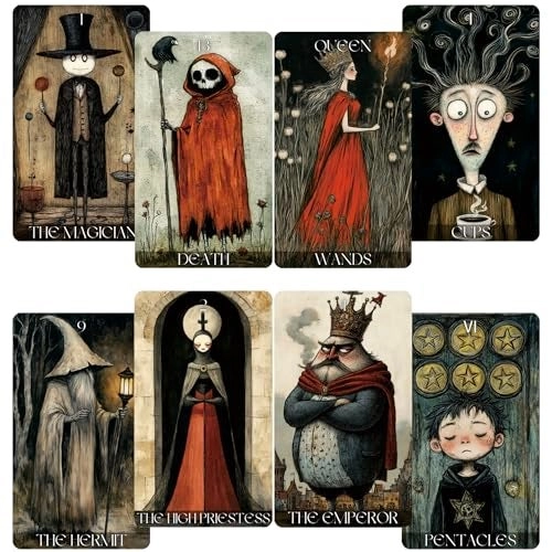 Jrskvaro Daydream Tarot Deck - 78 Cards for Beginners