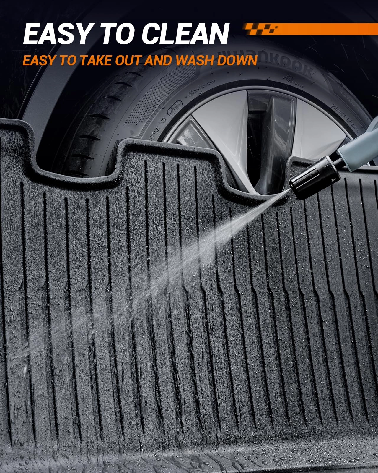 Tesla Model Y Floor Mats - 2021-2024 1st & 2nd Row