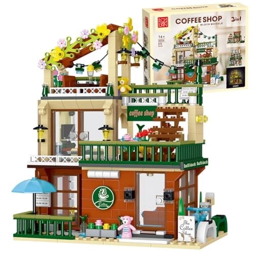 Coffee House Building Blocks - 875 pcs