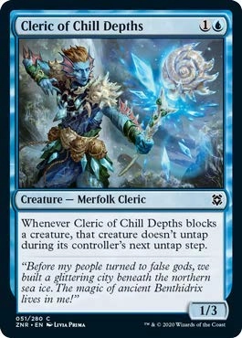 Wizards of the Coast Cleric of Chill Depths - Zendikar Rising