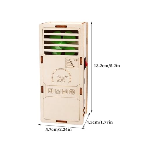 Air Conditioner Model Kit - Wood 5.5 x 4.5 x 13.2 cm