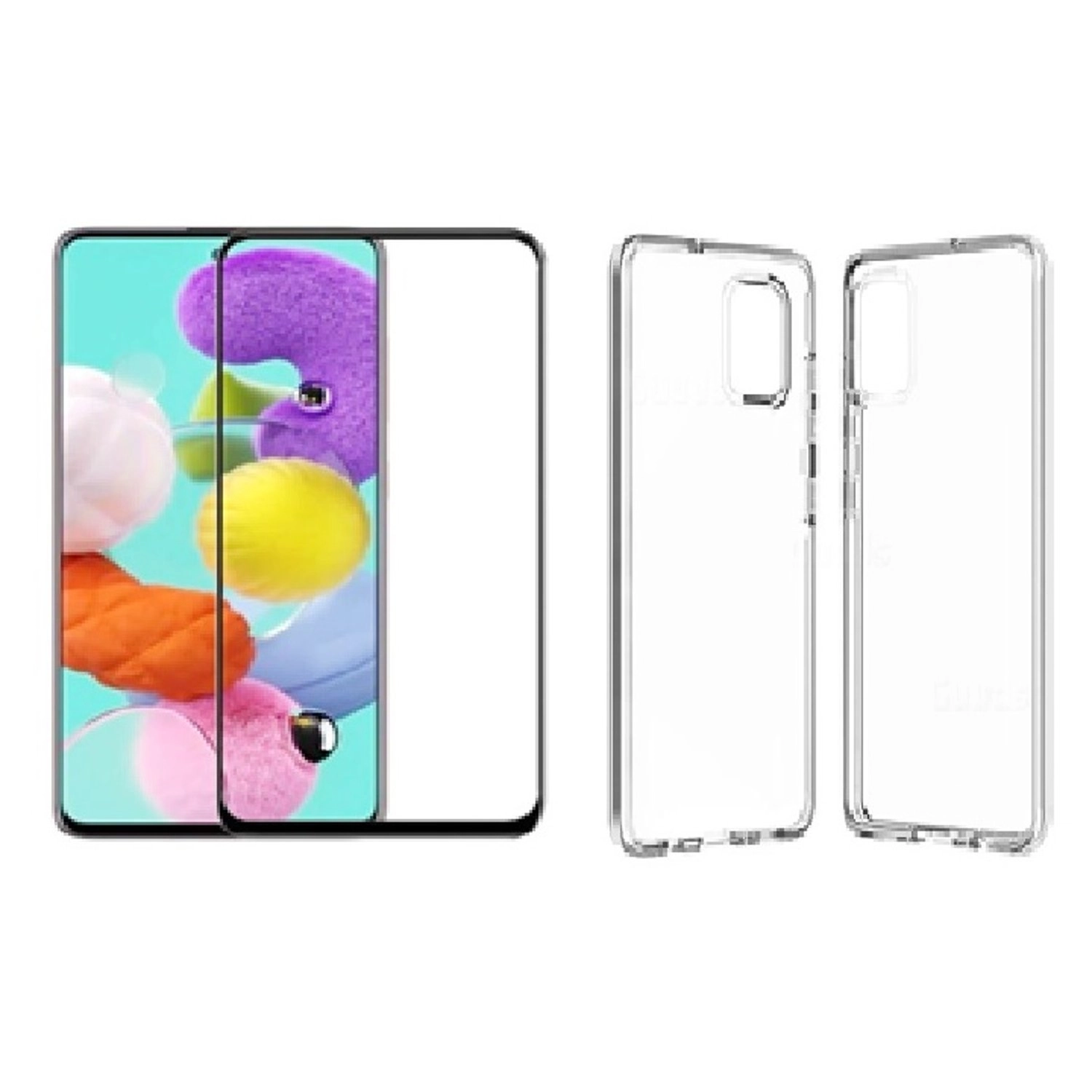 Clear Tempered Glass Screen Protector for Samsung Galaxy A51