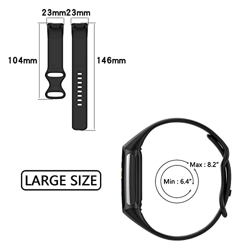 Silicone Watch Band for Fitbit Charge 5
