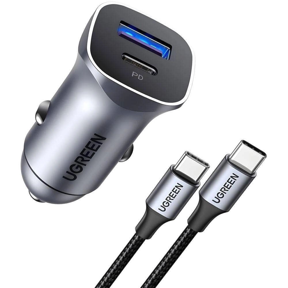 Ugreen Dual-Port Car Charger - PD30W SCP22.5W