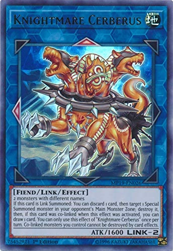 Yu-Gi-Oh! Knightmare Cerberus - MP19-EN026 1st Edition