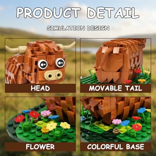 Highland Cow - 398pcs