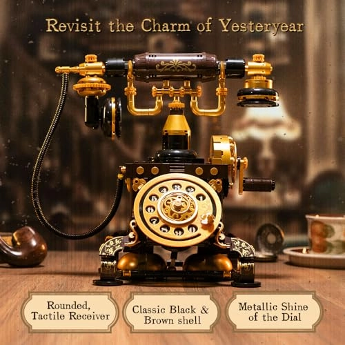 Retro Telephone Building Blocks Set - 680 pcs