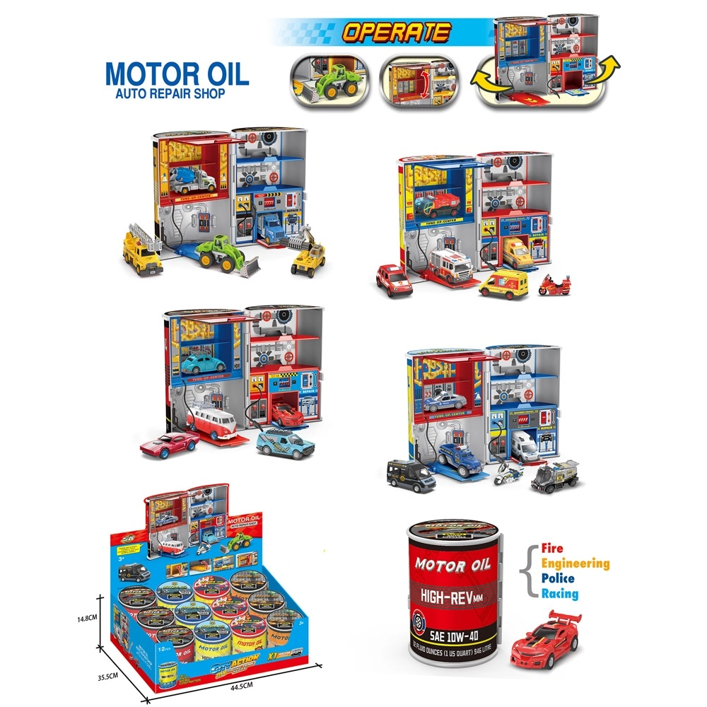 Parking Lots - 1 pc Assorted Die-Cast Playset