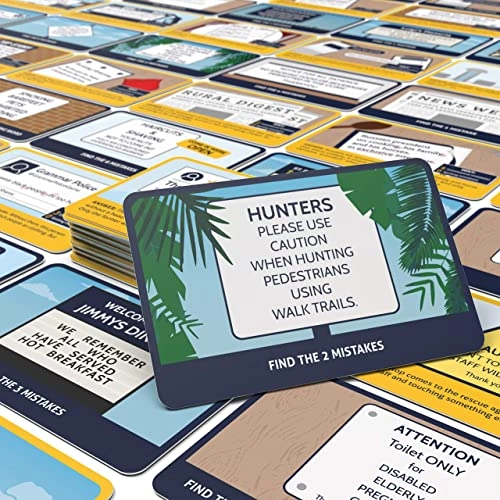 Grammar Police: Correct The Bad Grammar - Card Game