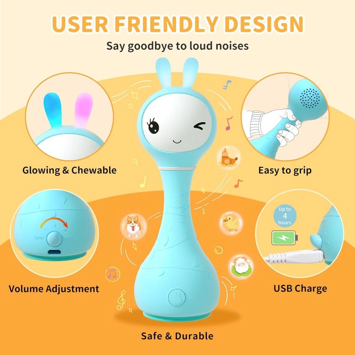 Smarty Shake And Tell Rattle - 0 Months