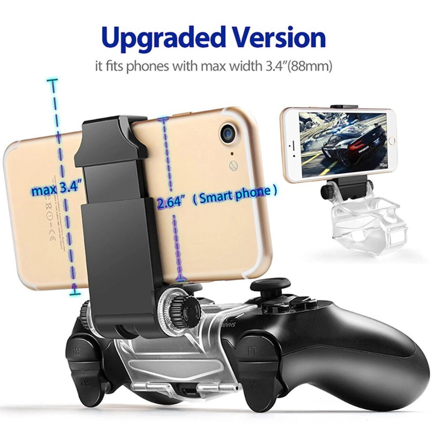 Game Controller Holder - OTG Data Cable Sony PS4