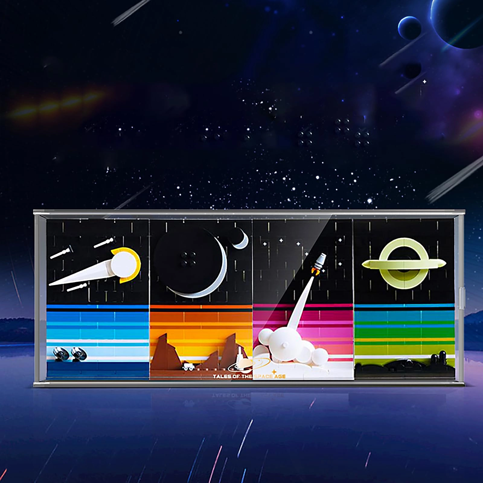 China Acrylic Display Case - 3mm 38.5x8x15.8 cm