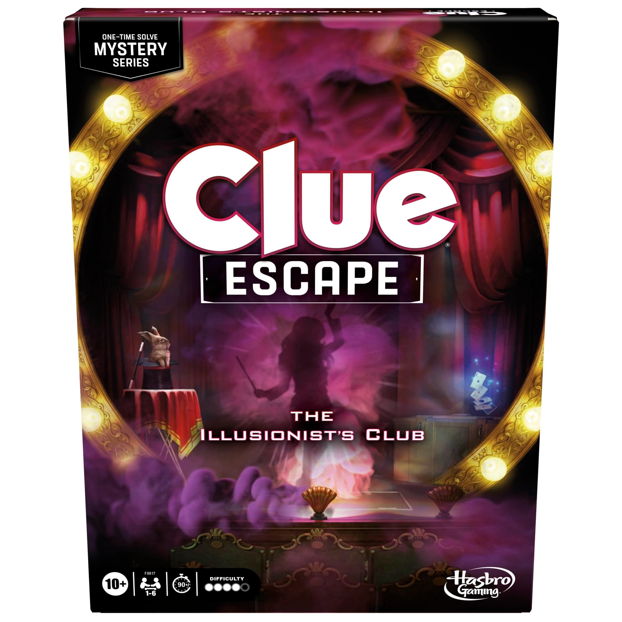 Hasbro CLUE Escape The Illusionists Club