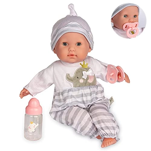 Berenguer Boutique Baby Doll - 15" Soft Body Open/Close Eyes Gift Set Ages 2+