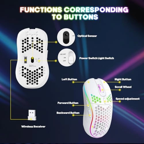 Wireless Gaming Mouse - USB