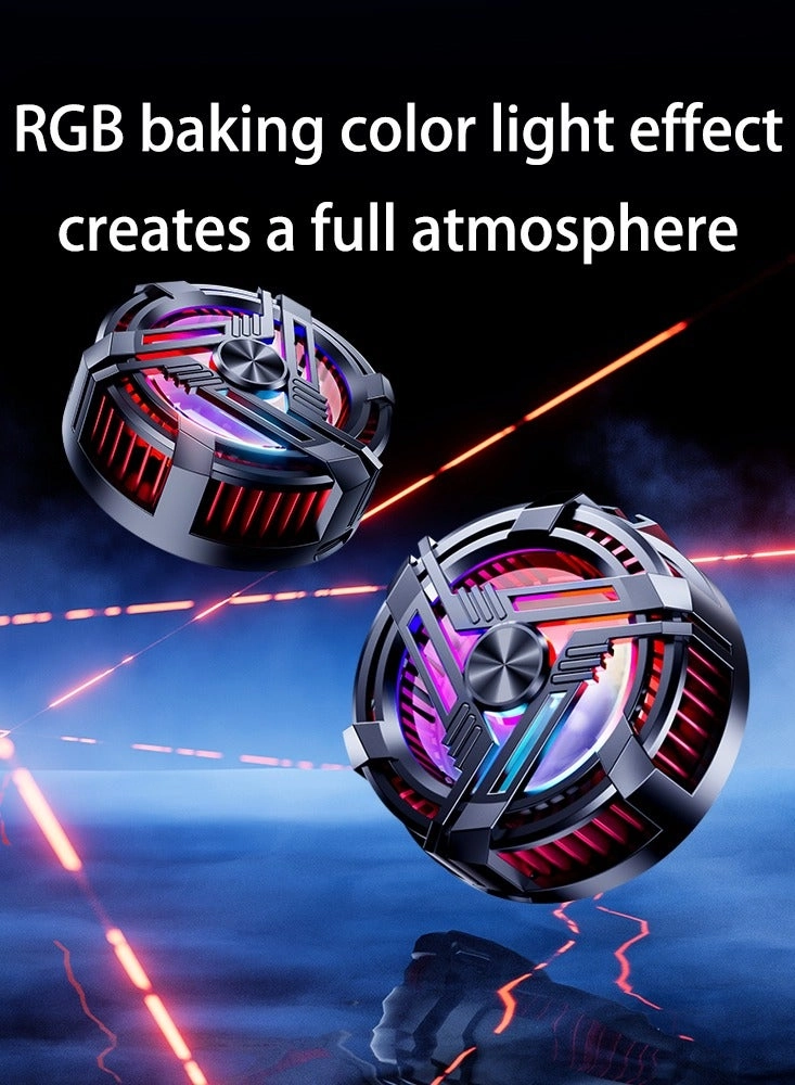 AL02 - RGB Portable Mobile Phone Cooling Fan