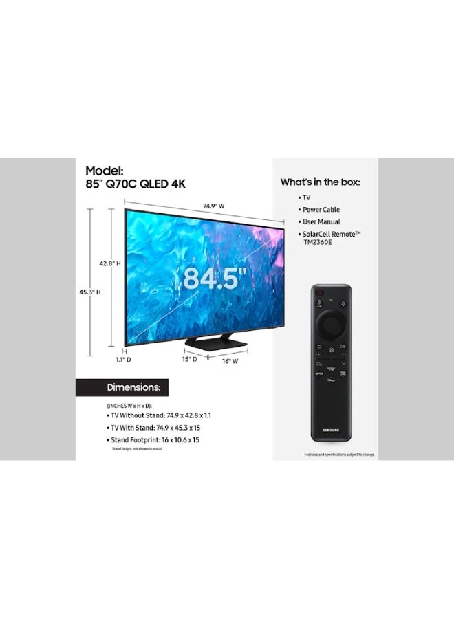 QA85Q70CAUXZN - 85 inch