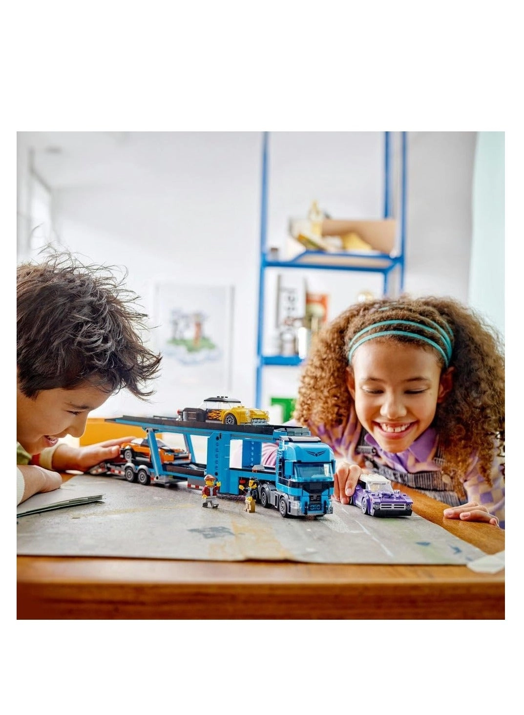 City Car Transporter Truck with Sports Cars (60408)