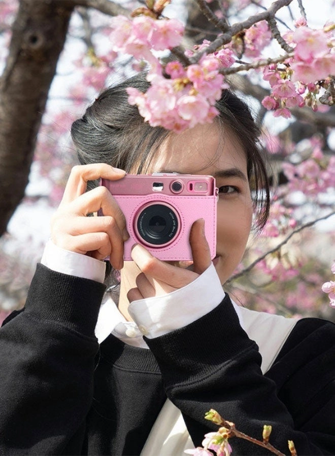 Mini EVO - Hybrid Instant + Camera Case - Pink + Mini Film Sheets - 20 + microSD Card - 32GB