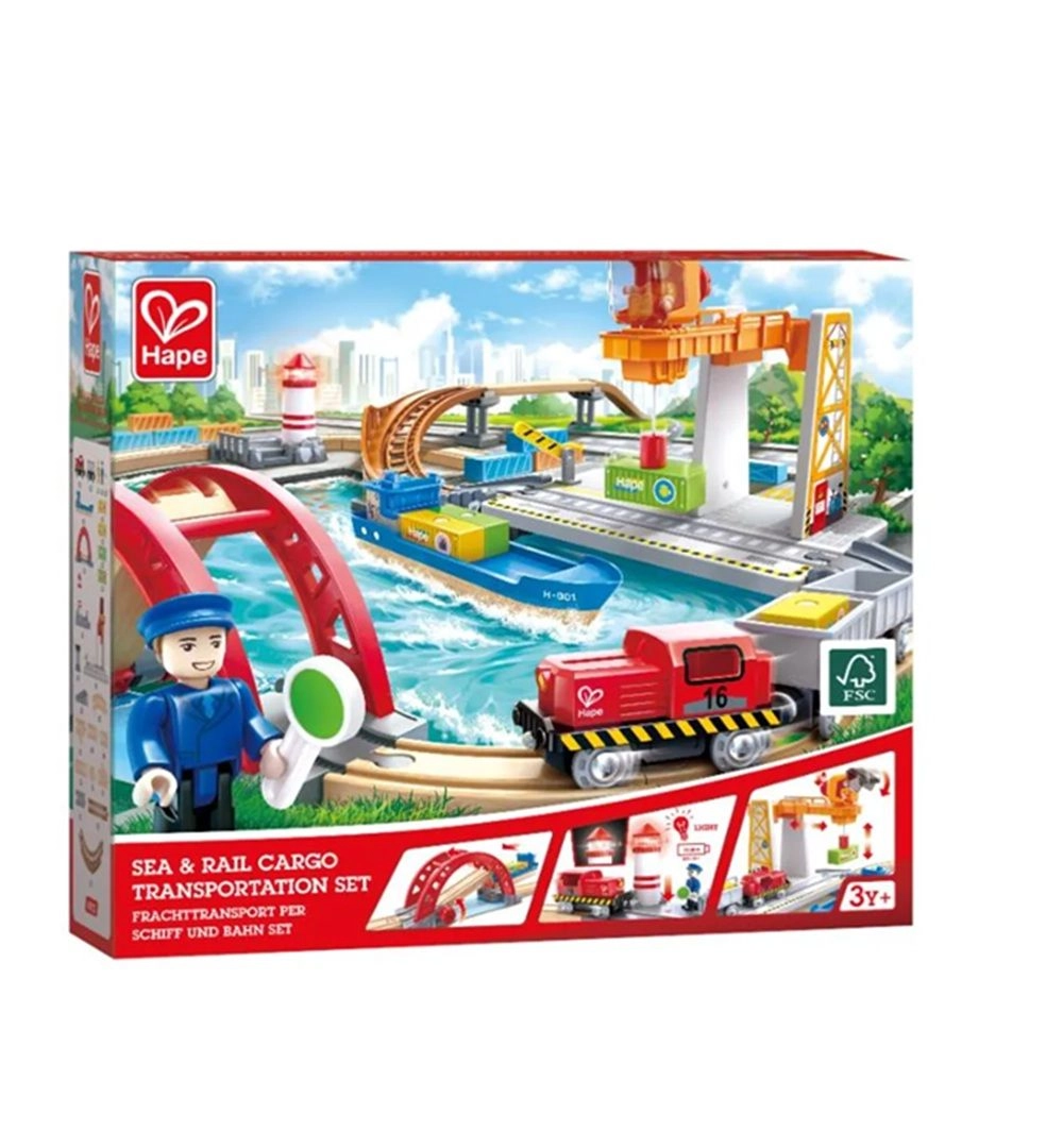 Sea And Rail Cargo Transport - Multi Colour 3 +