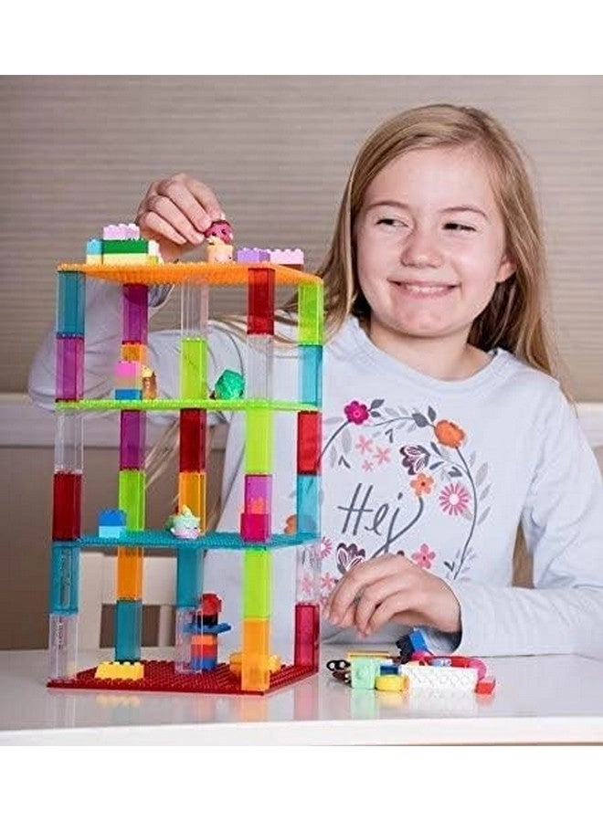 Classic Stackable Baseplates - 4 Base Plates 6x6 Inches