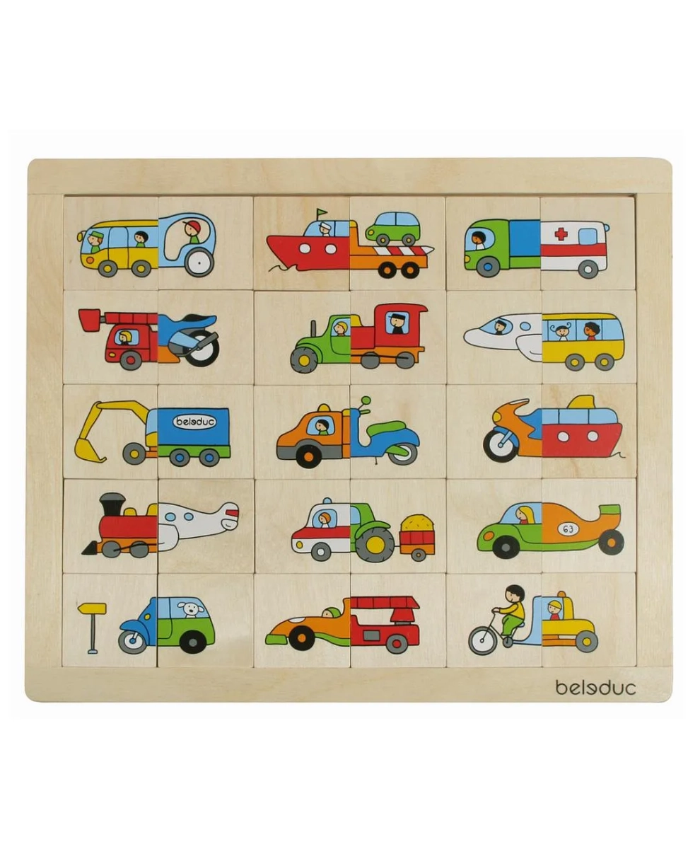 Match And Mix Transport Puzzle - 2+ 30 pieces