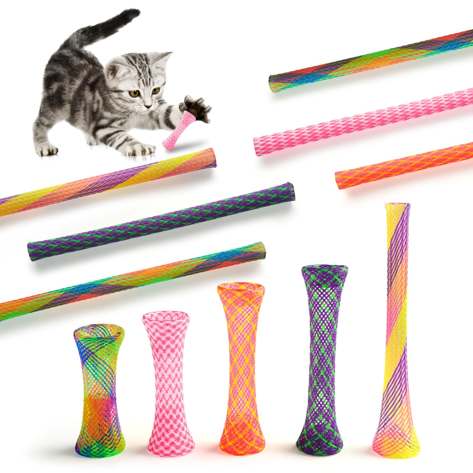 Cacovedo Cat toys - 30 Count Nylon
