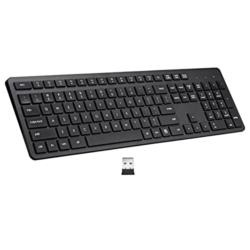 Wireless Keyboard - 2.4G USB 106 Keys for Laptop PC