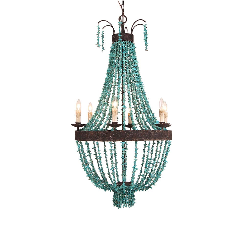 E14 American Style Vintage Chandelier - 100cm