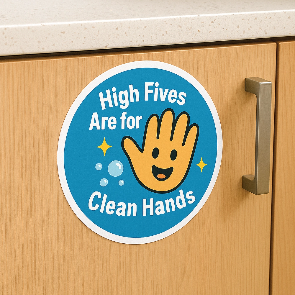 High Fives Are For Clean Hands