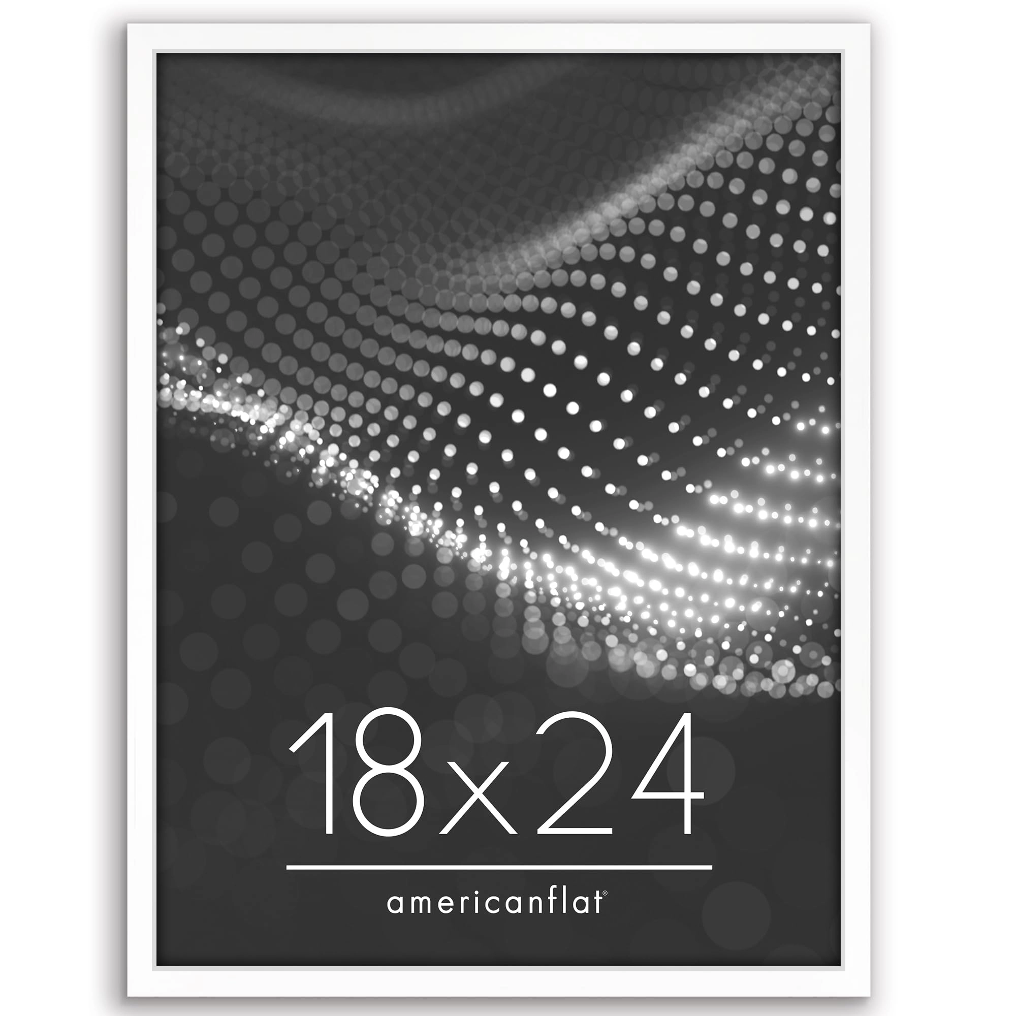 Americanflat MP-PVC-LX-1824-WHITE - 18x24 1