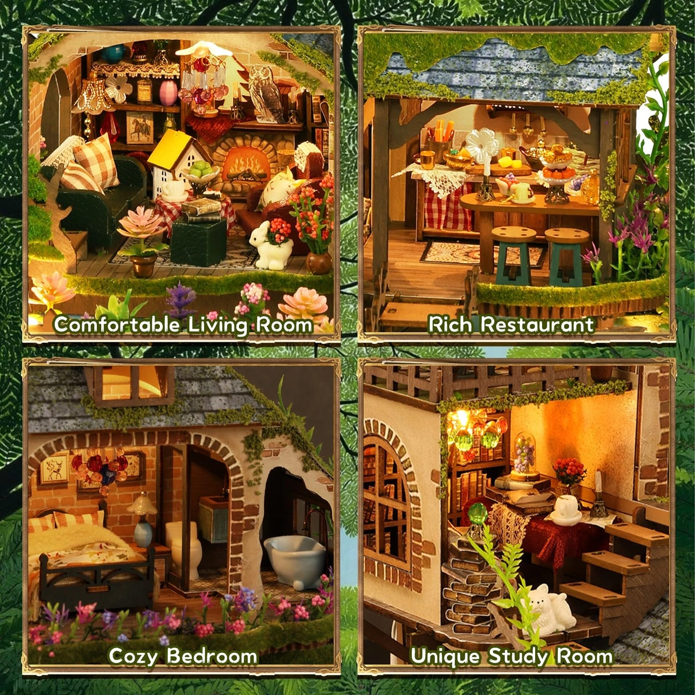Miniature House Kit - Forest Cottage