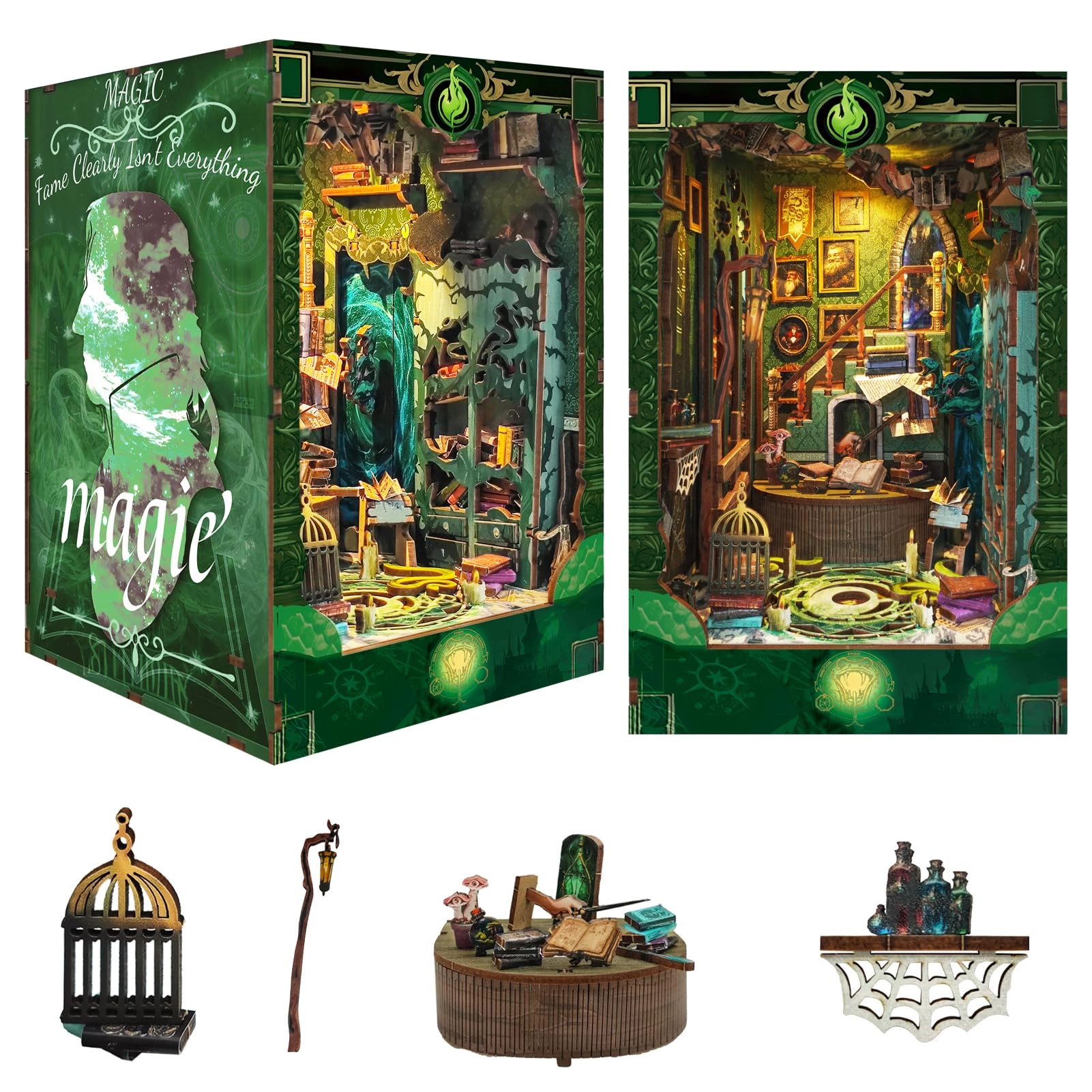 Spilay Book Nook Kit - Wood LED