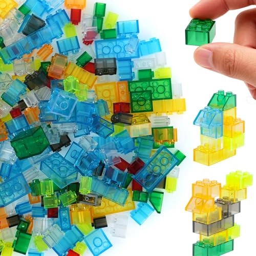 Clear Bricks Parts Pack - 300 pcs