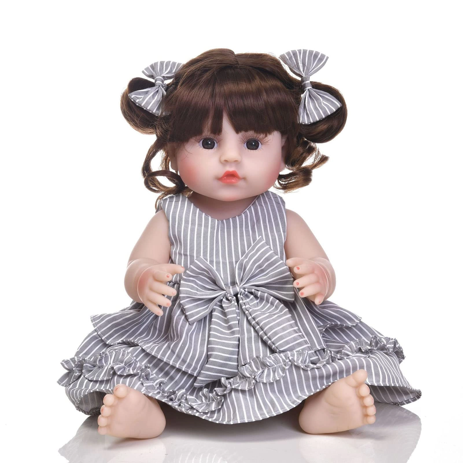 Reborn Baby Doll - 18 Inch 45cm Soft Vinyl Girl